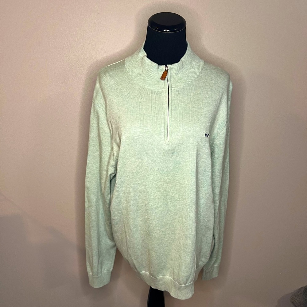 Vineyard Vines 1/4 Zip Pullover Sweater Mens Size Large EUC